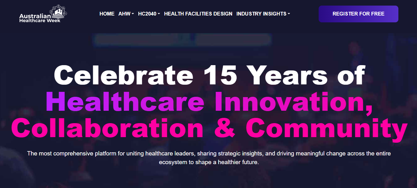 Australian Healthcare Week 2026 advertising banner